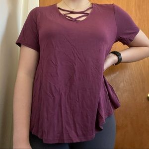 Maroon T-shirt